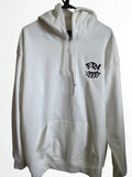 White Fleece Hoodie